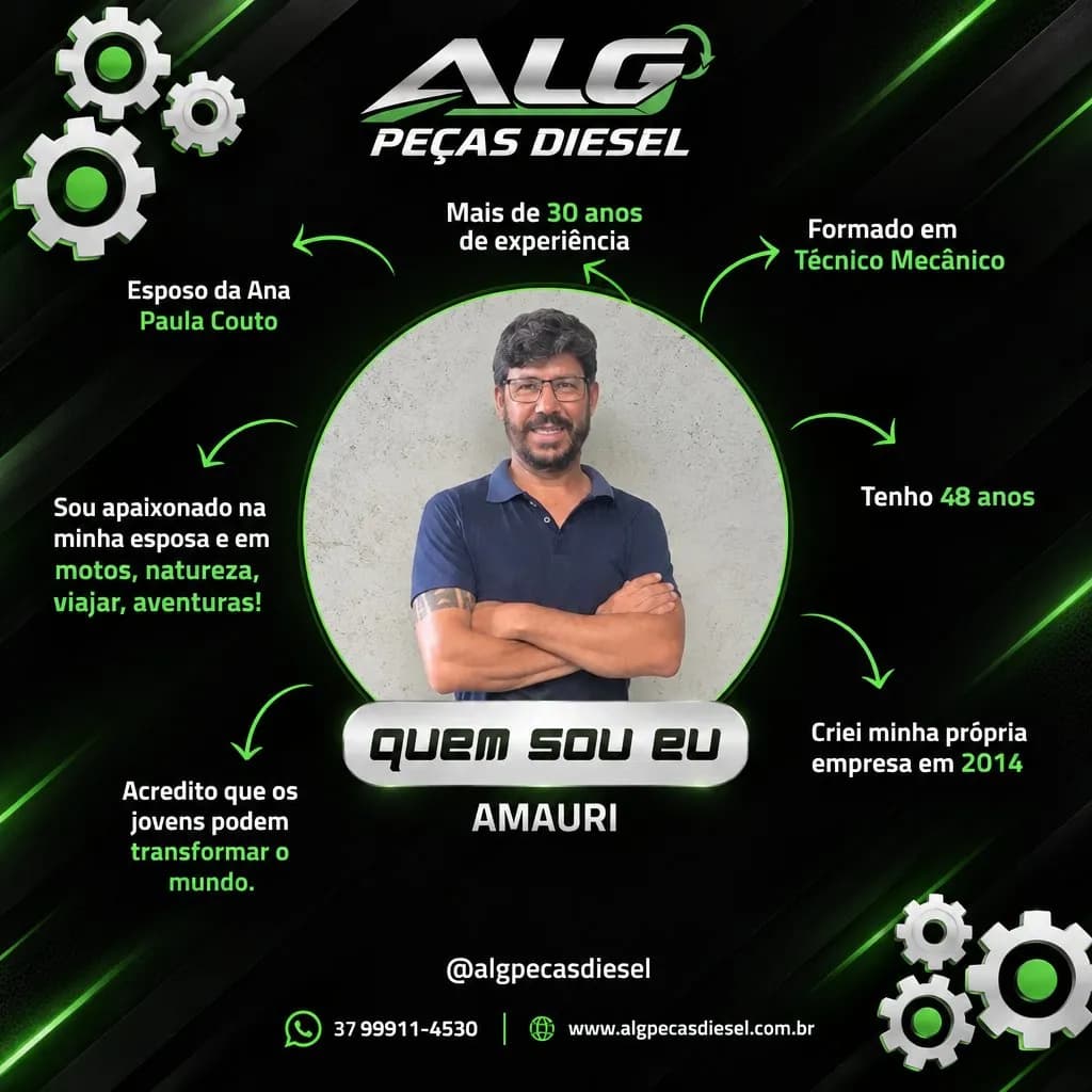 Post no Instagram da ALG Peças Diesel